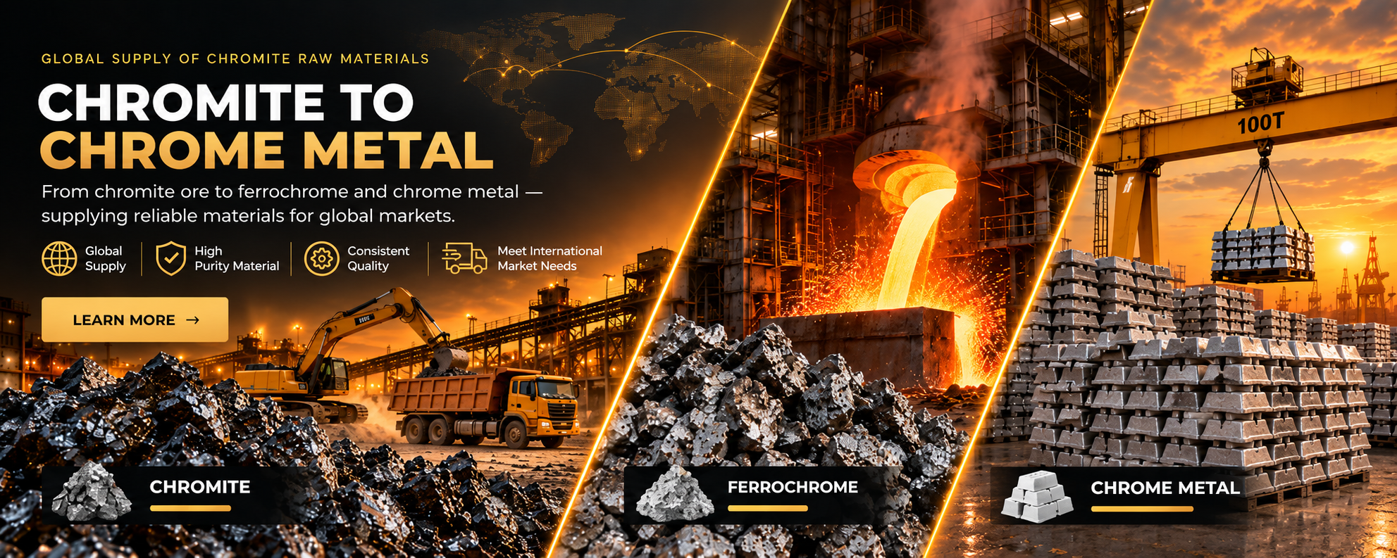 Chromite to Chrome Metal Supply Chain (1)