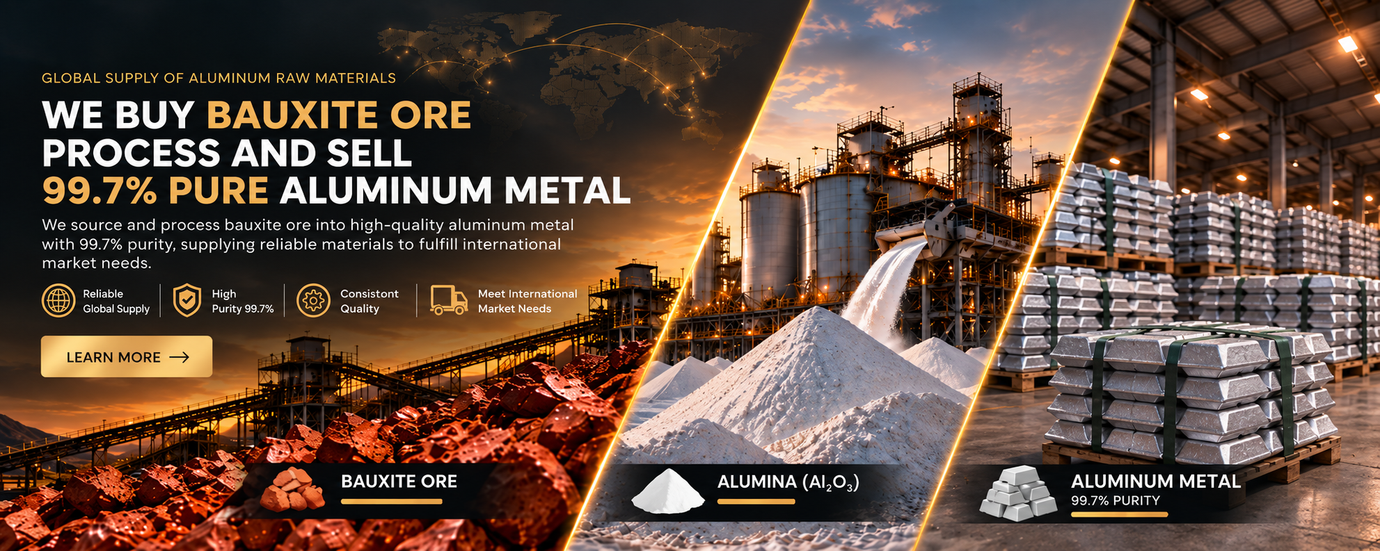 Global Aluminum Supply Banner